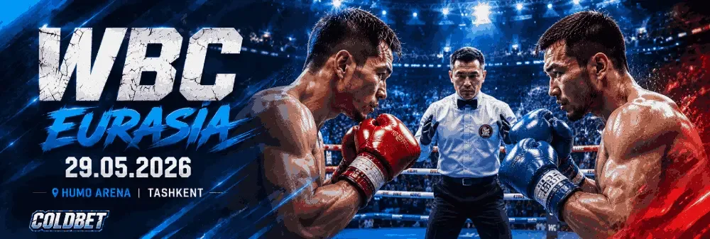 WBC Eurasia 2026 boks kechasi Toshkent — Coldbet bosh homiy